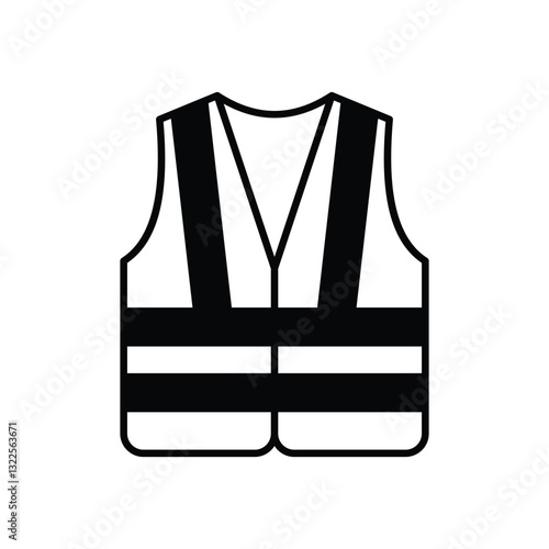 Vest  Vector icon
