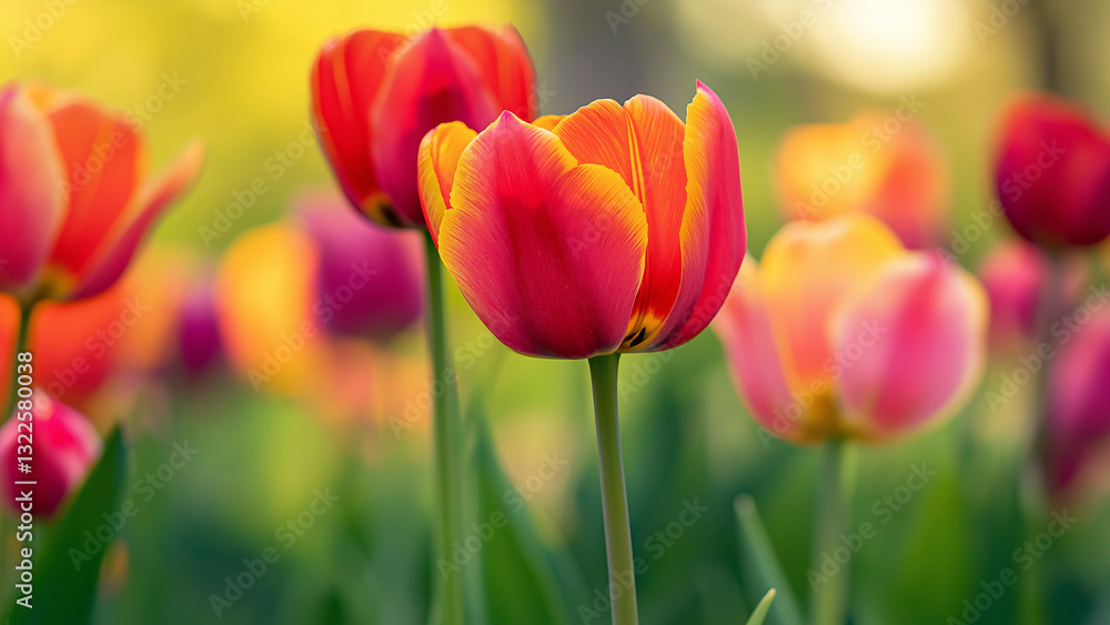 spring flowers in the garden spring flowers in the garden