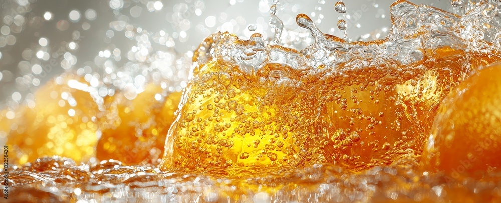 An engulfing effervescent cola explosion in the dark underwater abyss sends vibrant bubbles rising against an inky backdrop, highlighting dynamic carbonation in high-contrast slow-motion An engulfing effervescent cola explosion in the dark underwater abyss sends vibrant bubbles rising against an inky backdrop, highlighting dynamic carbonation in high-contrast slow-motion
