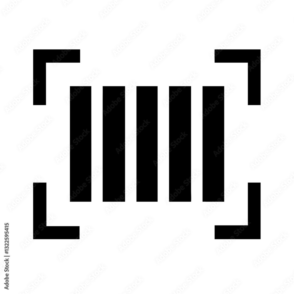 Barcode icon , simple line art. Identification, scanning, and retail themes. Ideal for technology, e-commerce, and business blogs/sites. Barcode icon , simple line art. Identification, scanning, and retail themes. Ideal for technology, e-commerce, and business blogs/sites.