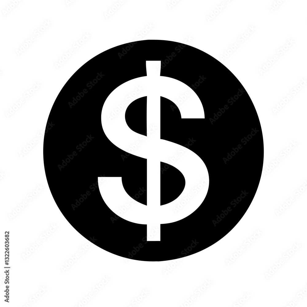Outline of dollar sign on white background. Use for finance blogs, business websites, and economic infographics. Outline of dollar sign on white background. Use for finance blogs, business websites, and economic infographics.
