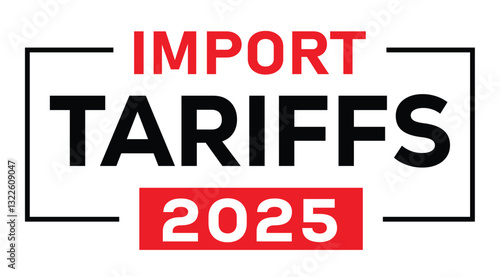 Import tariffs rise concept, symbolizing economic impact, global trade costs, and taxation. Business finance, duty charges, and market regulation representation. Economic policy and international comm