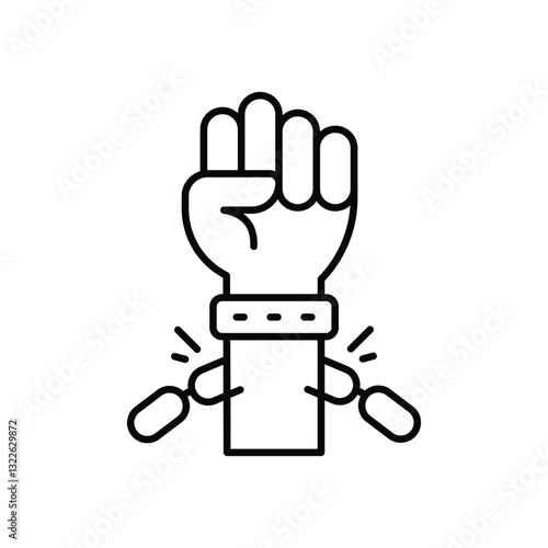 Forced Worker Vector icon
