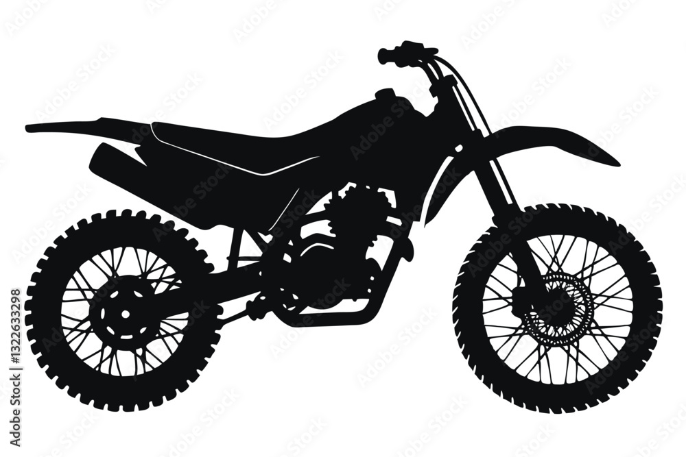 Fototapeta premium motorcycle silhouette