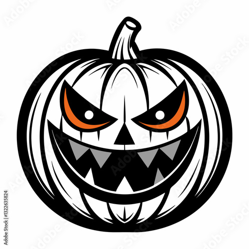 halloween pumpkin head