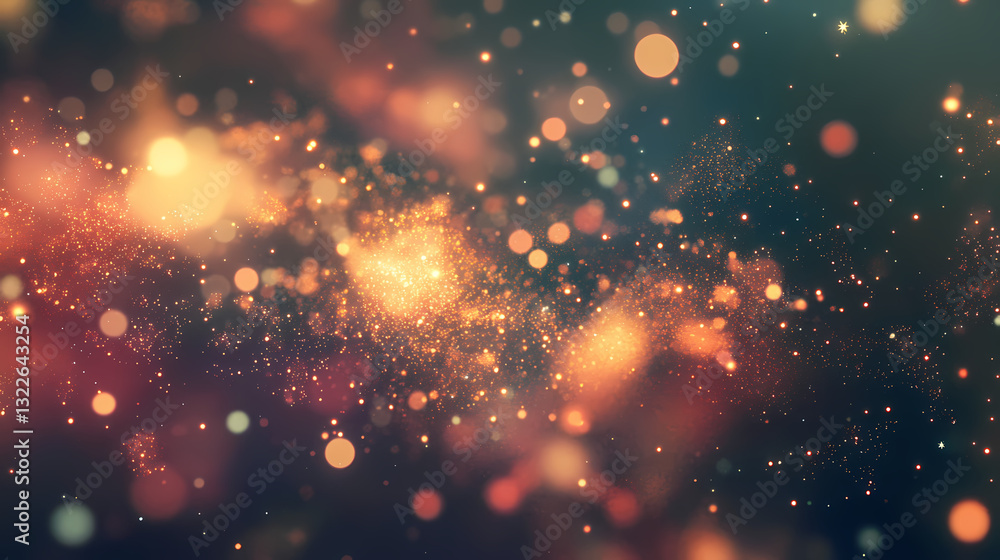 Fototapeta premium Starburst close up. Celestial Sparks. Illustration