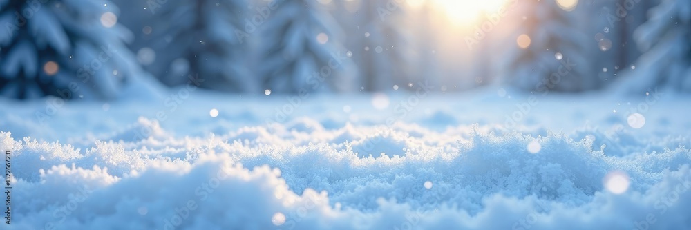 Snowflakes blanket the landscape in a frozen white sheet, frozen, icy, frosty Snowflakes blanket the landscape in a frozen white sheet, frozen, icy, frosty