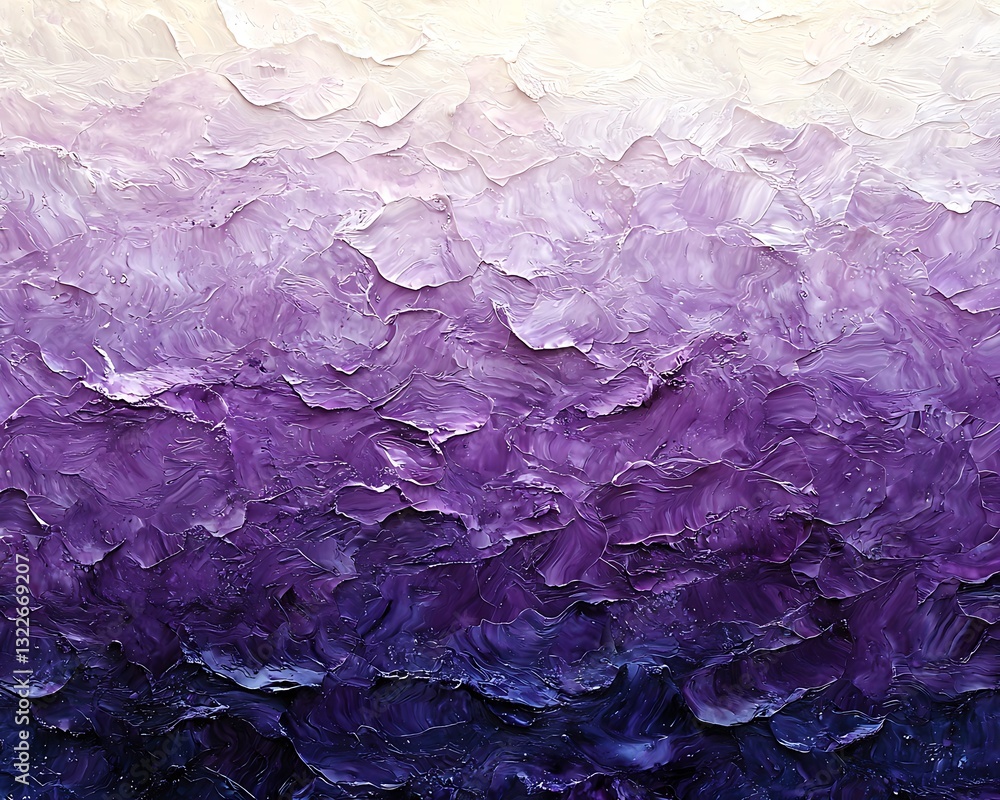 Obraz premium An abstract painting of purple and white color gradients