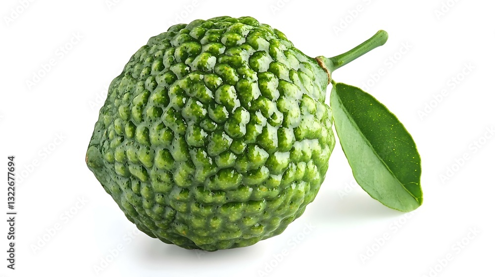 Fresh green lime isolated on white background Fresh green lime isolated on white background