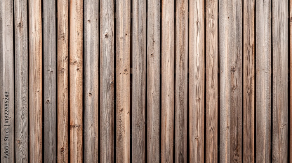 Wooden Fence with Vertical Planks Creates a Rustic Textured Background Wooden Fence with Vertical Planks Creates a Rustic Textured Background