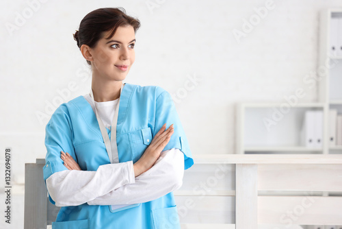 Portrait of female medical ...