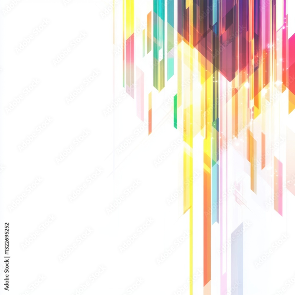 Abstract Colorful Geometric Design: Vibrant Hues and Dynamic Shapes Abstract Colorful Geometric Design: Vibrant Hues and Dynamic Shapes