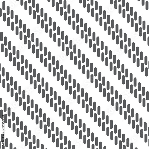 Small vertical ovals or geometric capsules create a technical texture.