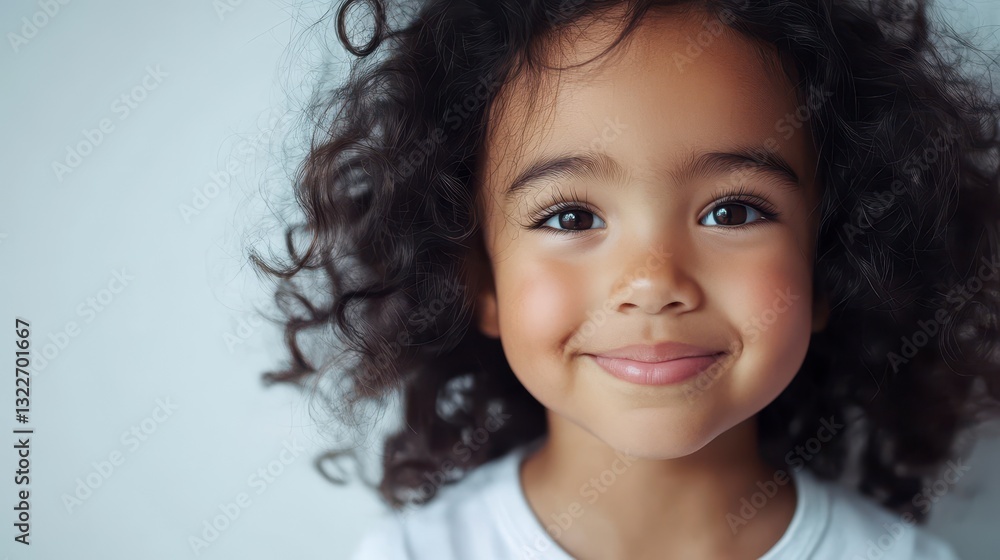Joyful Child With Curls Joyful Child With Curls