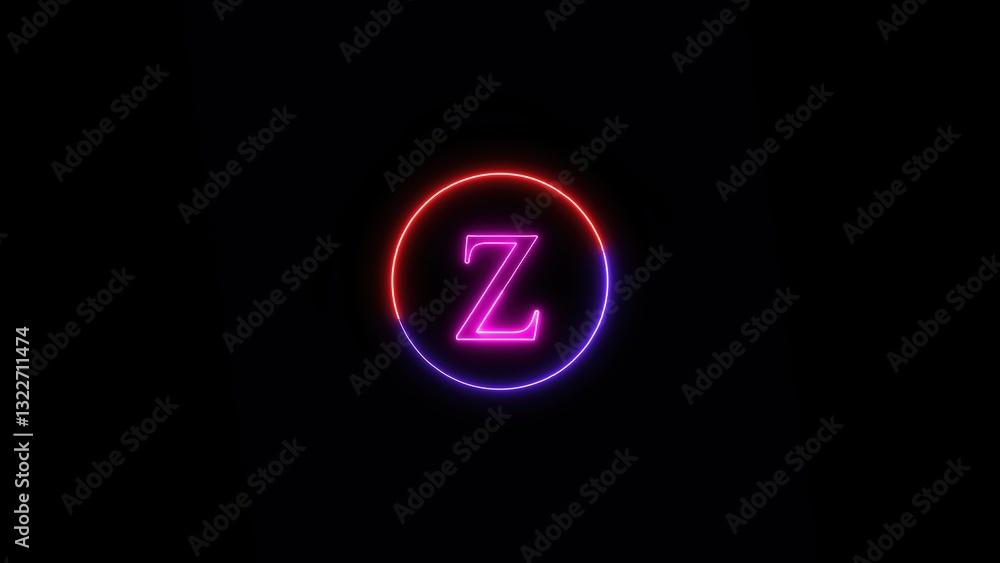 Letter Z glows brightly, symbolizing innovation and dynamic energy in contemporary typographic design. Letter Z glows brightly, symbolizing innovation and dynamic energy in contemporary typographic design.