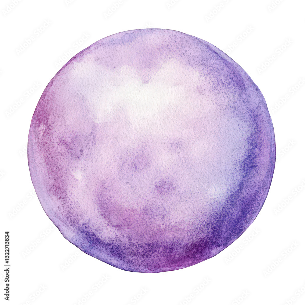 a soft circular watercolor illustration featuring shades of purple and lavender resembling a celestial body or abstract design it evokes a calming and artistic aesthetic a soft circular watercolor illustration featuring shades of purple and lavender resembling a celestial body or abstract design it evokes a calming and artistic aesthetic