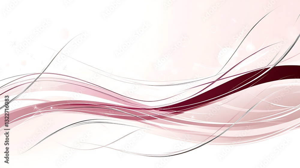 Abstract Pink and Burgundy Wave Design Abstract Pink and Burgundy Wave Design