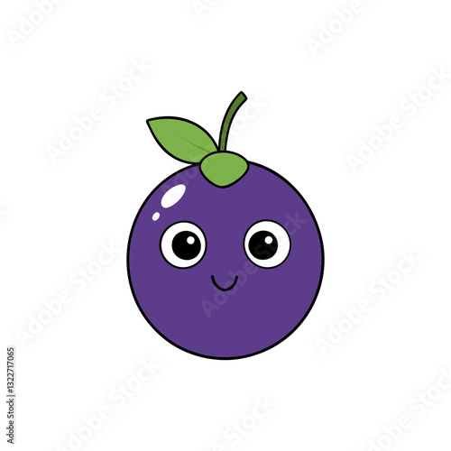 Wallpaper Mural Cute jabuticaba cartoon vector Torontodigital.ca