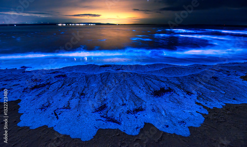 Bioluminescence sea sparkle Jervis bay, NSW, Australia.
11-07-2020
