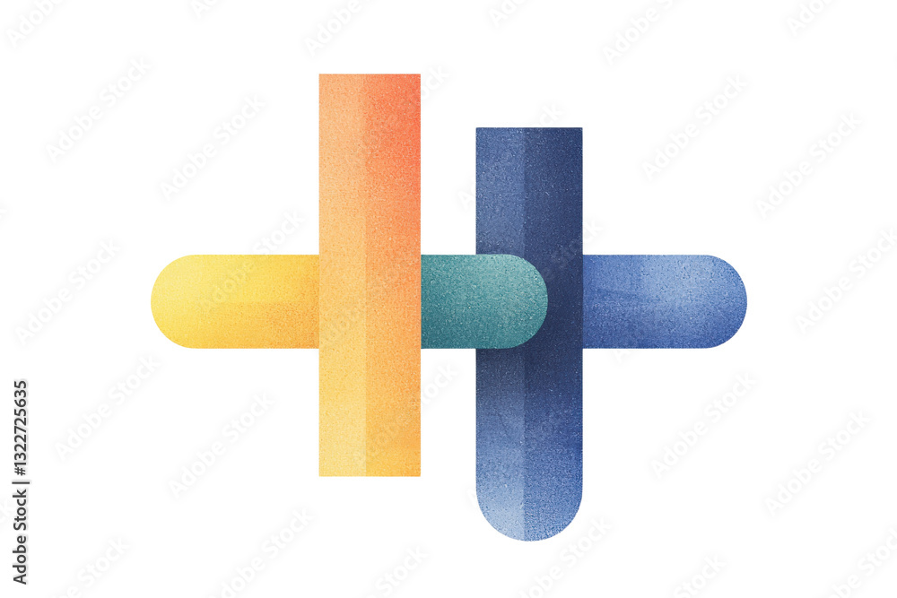 Abstract geometric shapes in vibrant colors intersect, creating a dynamic and visually engaging composition. Abstract geometric shapes in vibrant colors intersect, creating a dynamic and visually engaging composition.