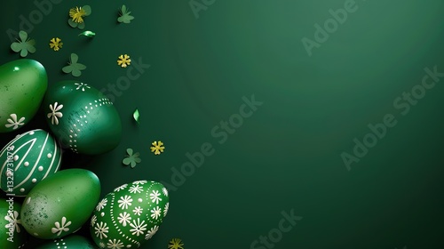 The Dark Green Background of Easter: The Integration of Natural Vitality and Religious Sentiment