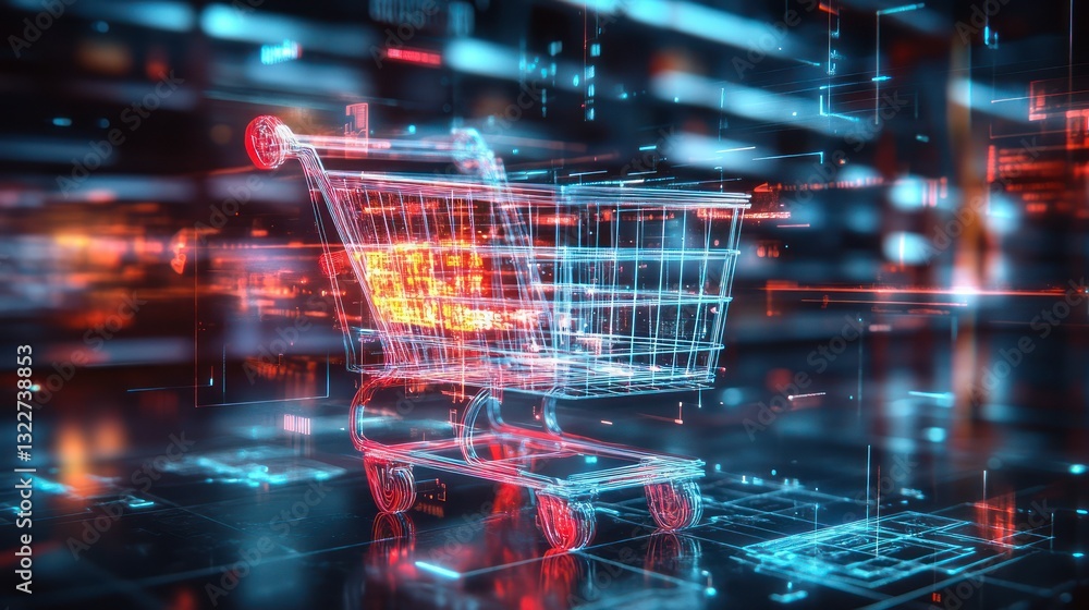 Digital Cart, Online Shopping, Future Tech Digital Cart, Online Shopping, Future Tech