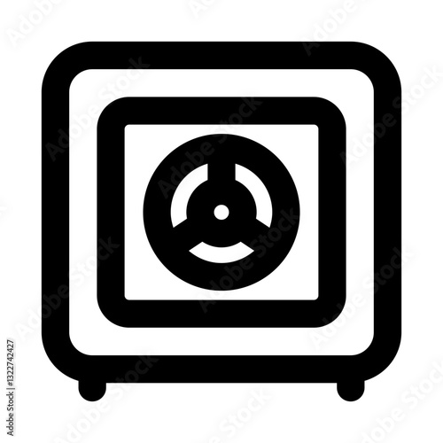 safebox icon for illustration