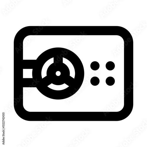 safebox icon for illustration