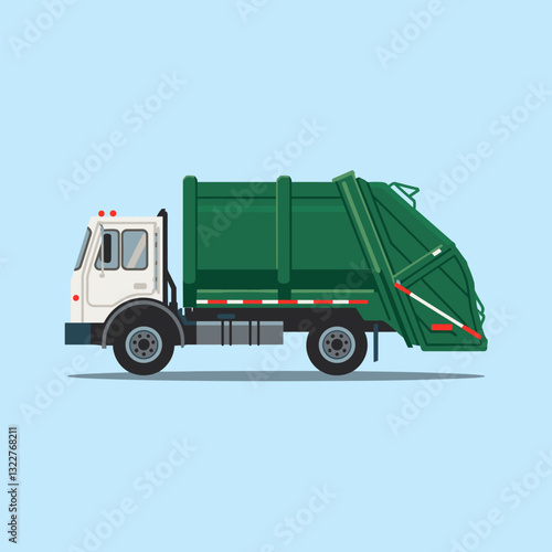 Heavy-Duty Garbage Truck for Waste Collection