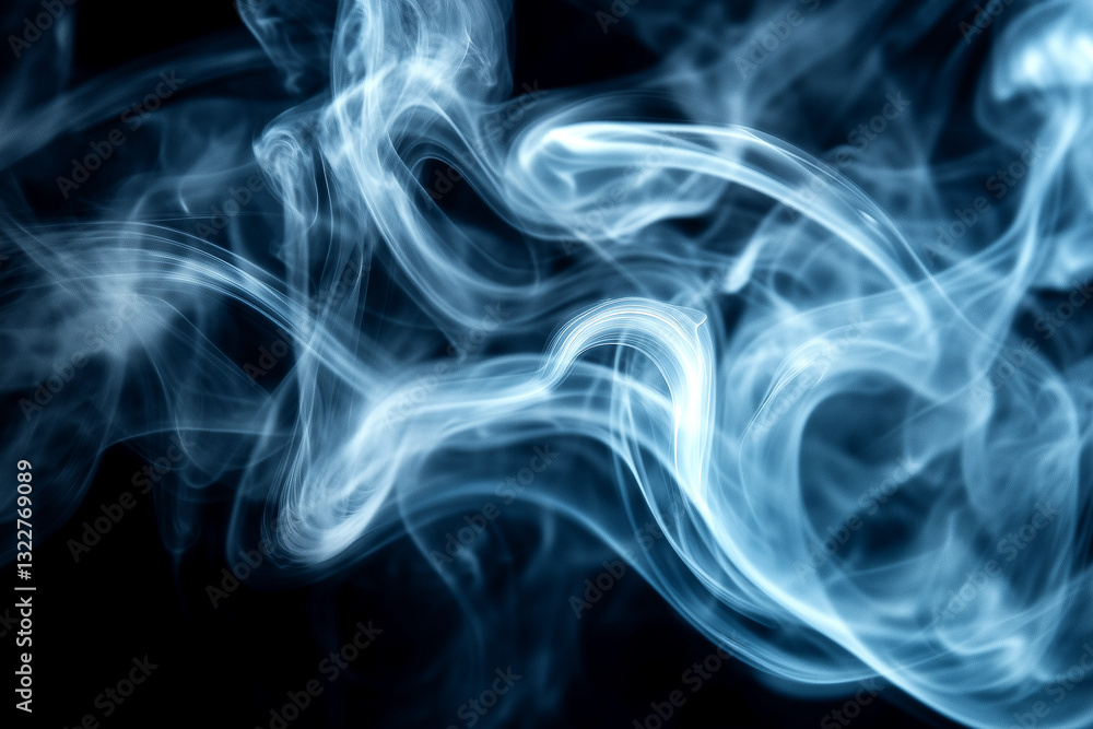 A Captivating Abstract Art Piece with Swirling Smoke as the Main Subject A Captivating Abstract Art Piece with Swirling Smoke as the Main Subject