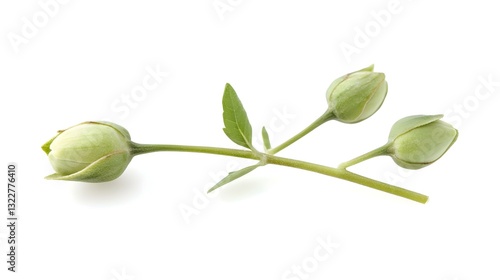 Caper rs buds on a white background photo