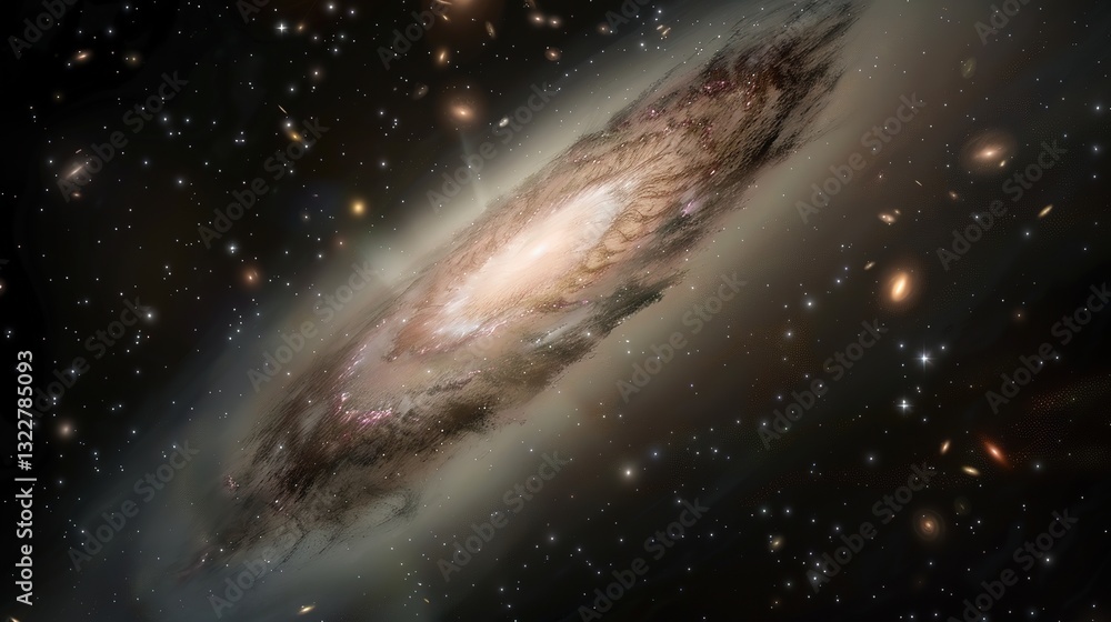 Obraz premium cool_galactic_background