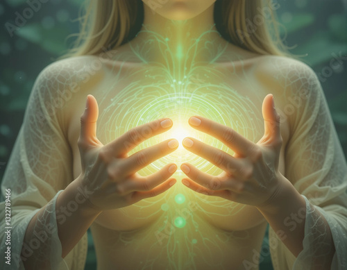 Healing Energy – Stunning Magnetism & Spiritual Healing Illustrations for Holistic Wellness