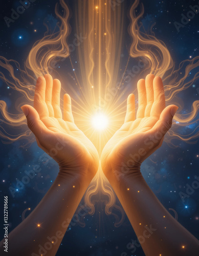 Healing Energy – Stunning Magnetism & Spiritual Healing Illustrations for Holistic Wellness