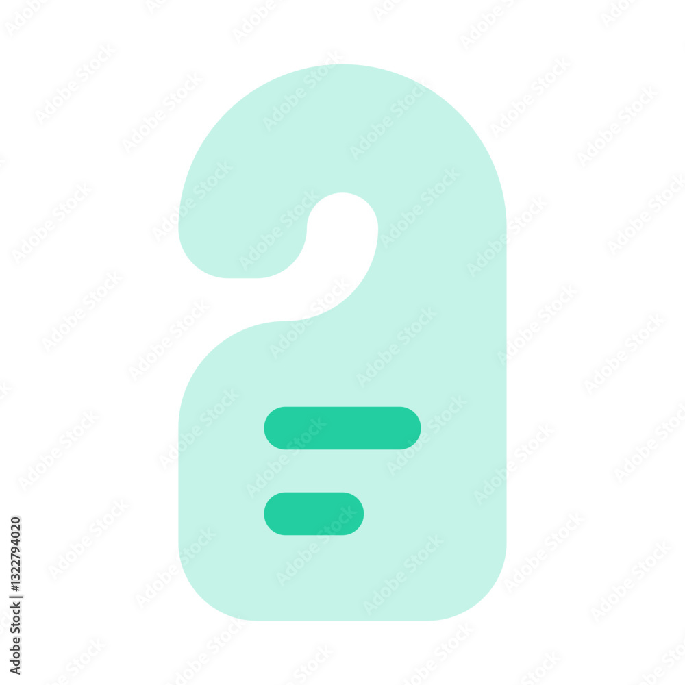 door hanger icon for illustration door hanger icon for illustration