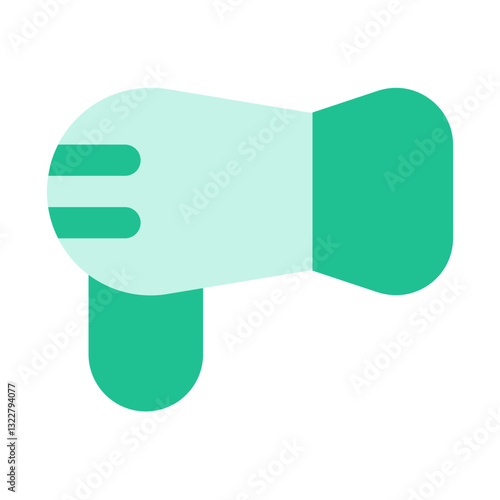 hair dryer icon for illustration