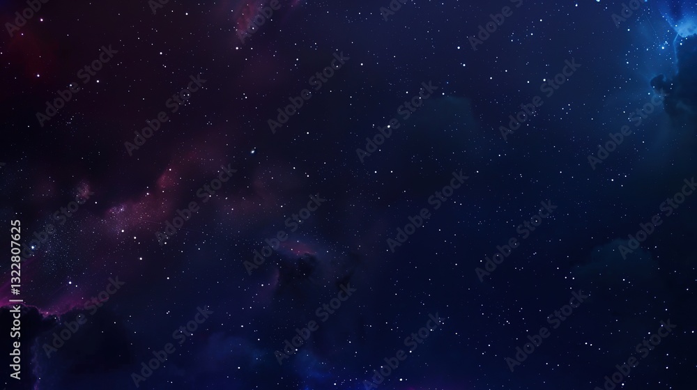 Naklejka premium Space_dark_galactic_background