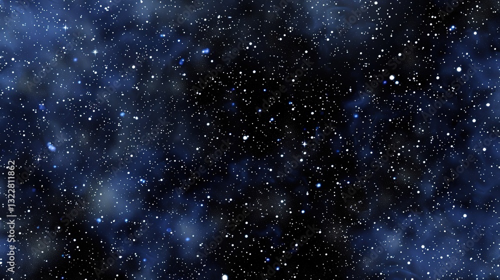 Naklejka premium Starry_night_sky_Star_galaxy_black_galactic_background
