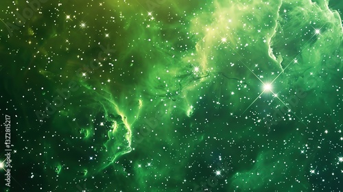 Stars_green_galactic_background