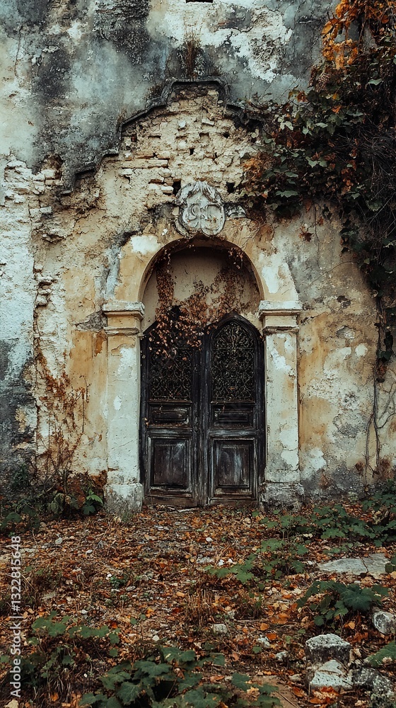 Ancient Stone Doorway of a Forgotten Ruin Ancient Stone Doorway of a Forgotten Ruin