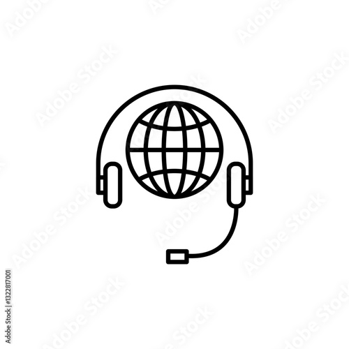 Customer Care line icon