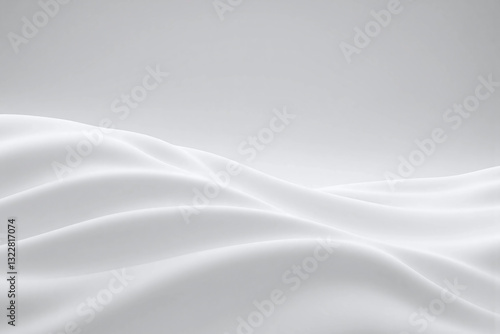 white and gray abstract background with wavy lines