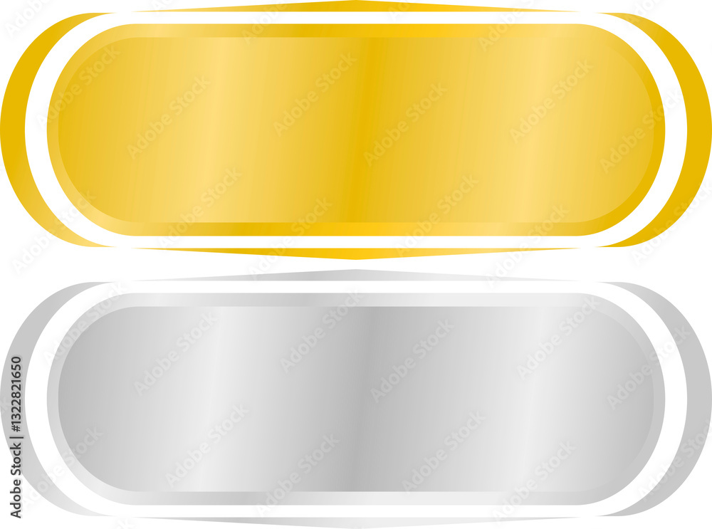 set of gold silver and bronze banners set of gold silver and bronze banners