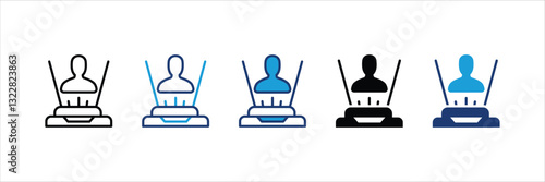 Hologram Multi Style Icon Set