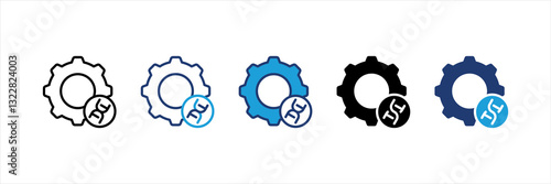 Genetic Engineering Multi Style Icon Set