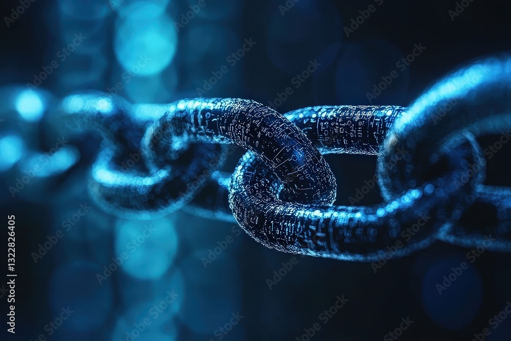 Conceptual Representation of End-To-End Encryption Illustrating Secure Communication Through Digital Networks in Vivid Blue Tones Conceptual Representation of End-To-End Encryption Illustrating Secure Communication Through Digital Networks in Vivid Blue Tones