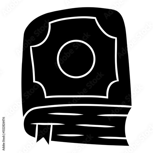 quran book solid icon