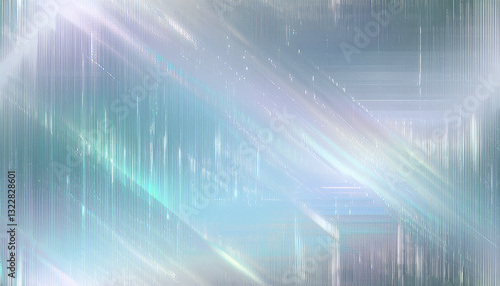 グレーと水色の幻想的な光のテクスチャー背景