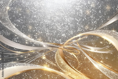 Gold, silver, sparkle Paper texture Watercolor background, design. Minimal plain fullscreen paper . simple with space for copying text. A3 a4
