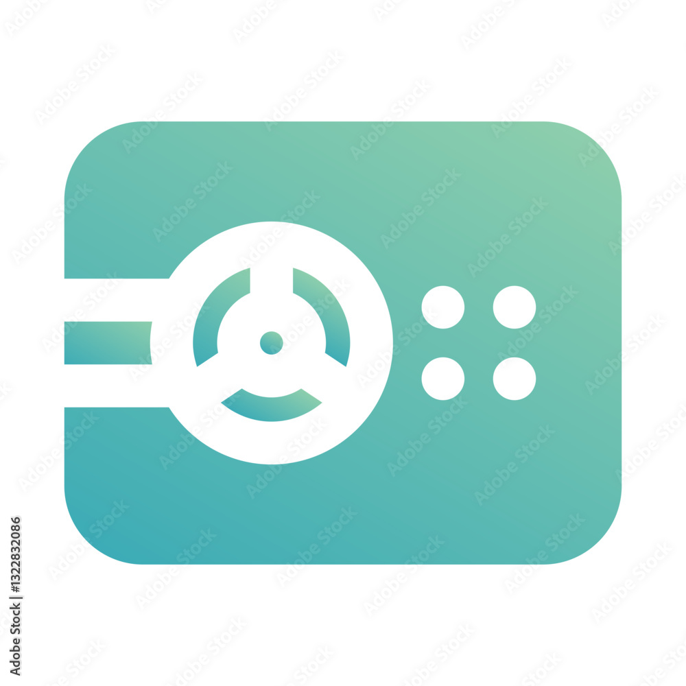 safebox icon for illustration safebox icon for illustration